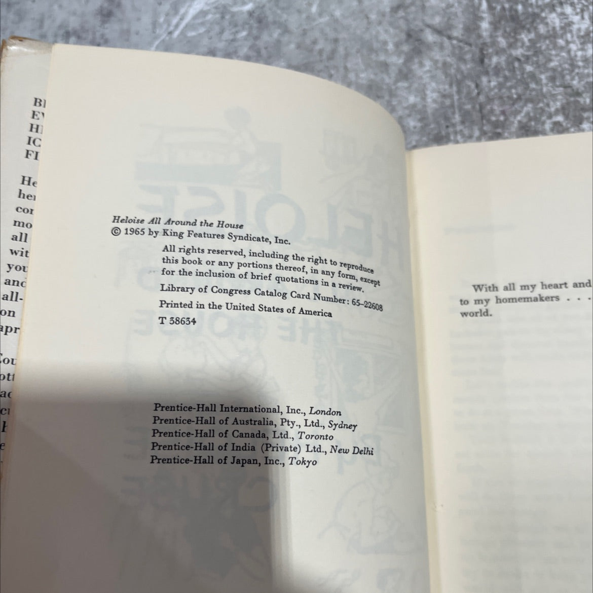 heloise all around the house book, by heloise cruse, 1965 Hardcover image 3