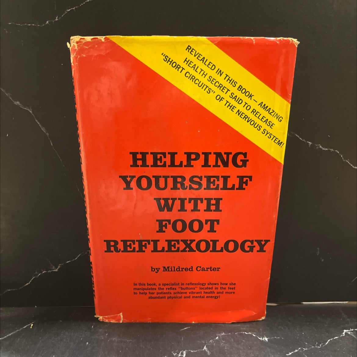 helping yourself with foot reflexology book, by mildred carter, 1969 Hardcover image 1