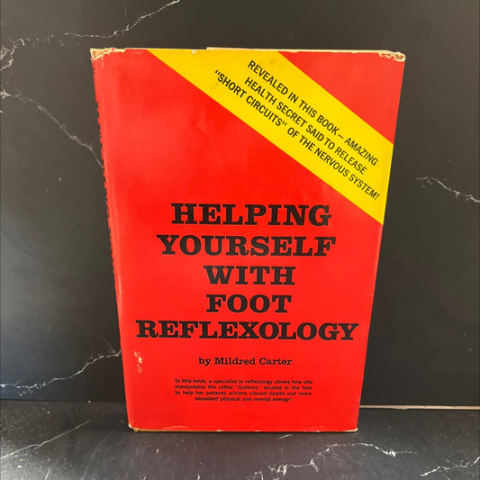 helping yourself with foot reflexology book, by mildred carter, 1969 Hardcover image 1