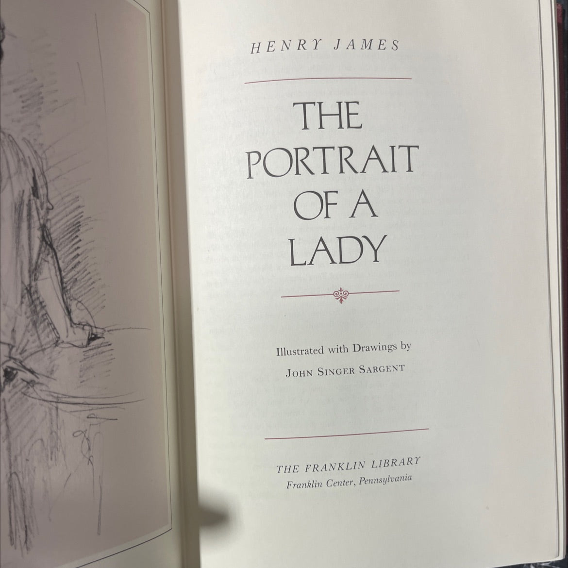henry james the portrait of a lady book, by henry james, 1983 Leather image 2