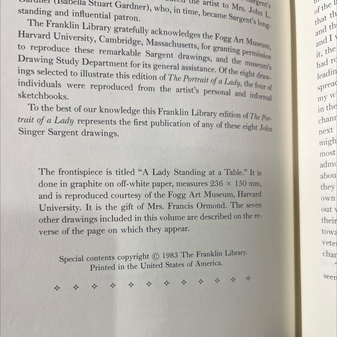 henry james the portrait of a lady book, by henry james, 1983 Leather image 3