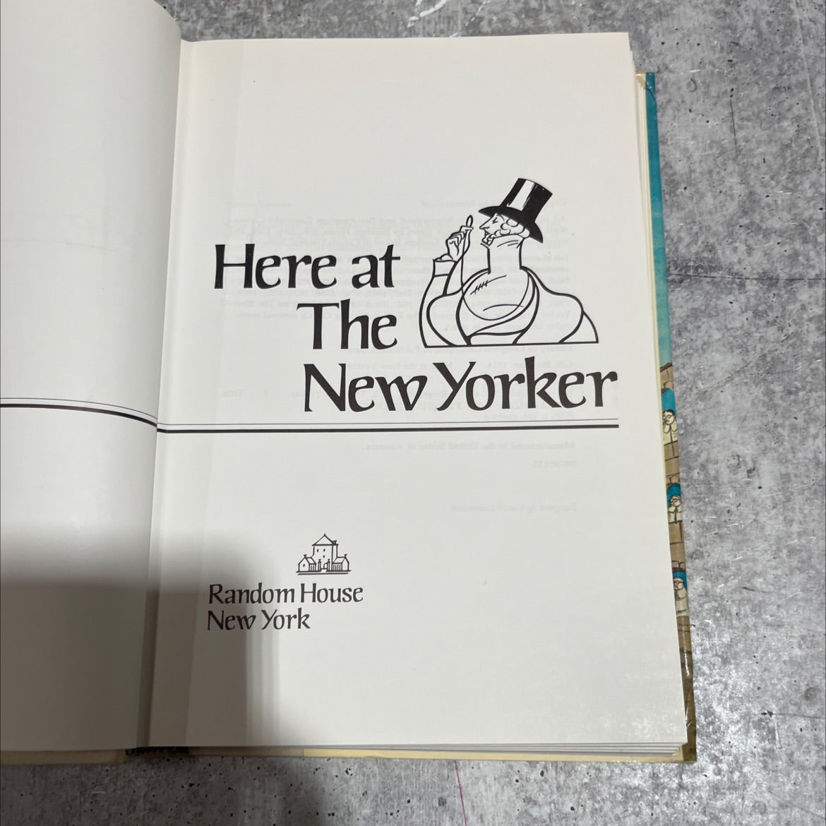 here at the new yorker book, by brendan gill, 1975 Hardcover image 2