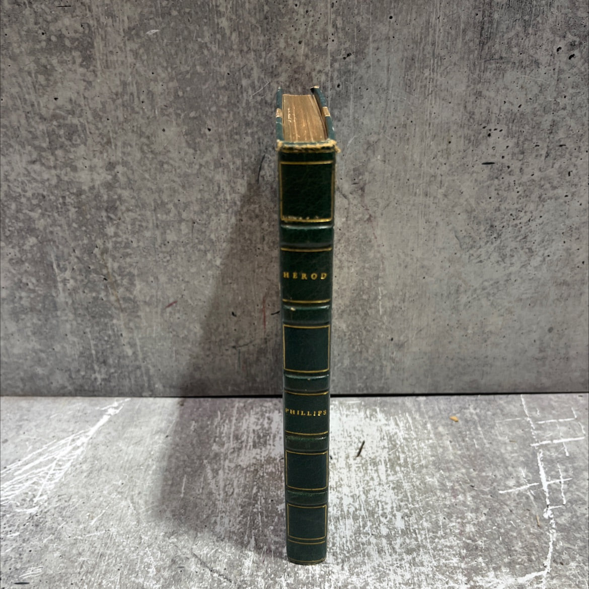 herod a tragedy book, by stephen phillips, 1905 Leather image 4