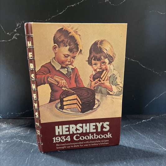 hershey's 1934 cookbook book, by hershey chocolate company, 1971 Hardcover image 1