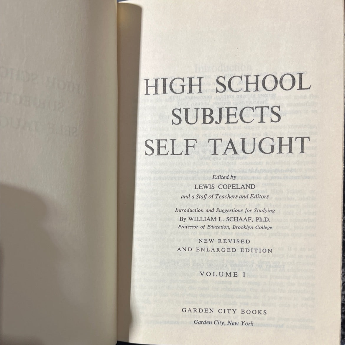 high school subjects self taught book, by lewis copeland, 1959 Hardcover image 2