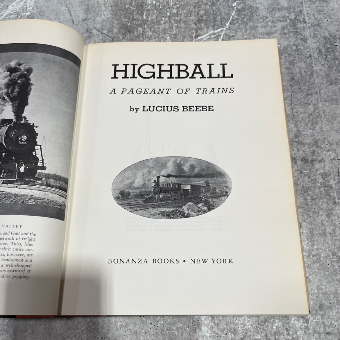 highball a pageant of trains book, by lucius beebe, 1945 Hardcover image 2