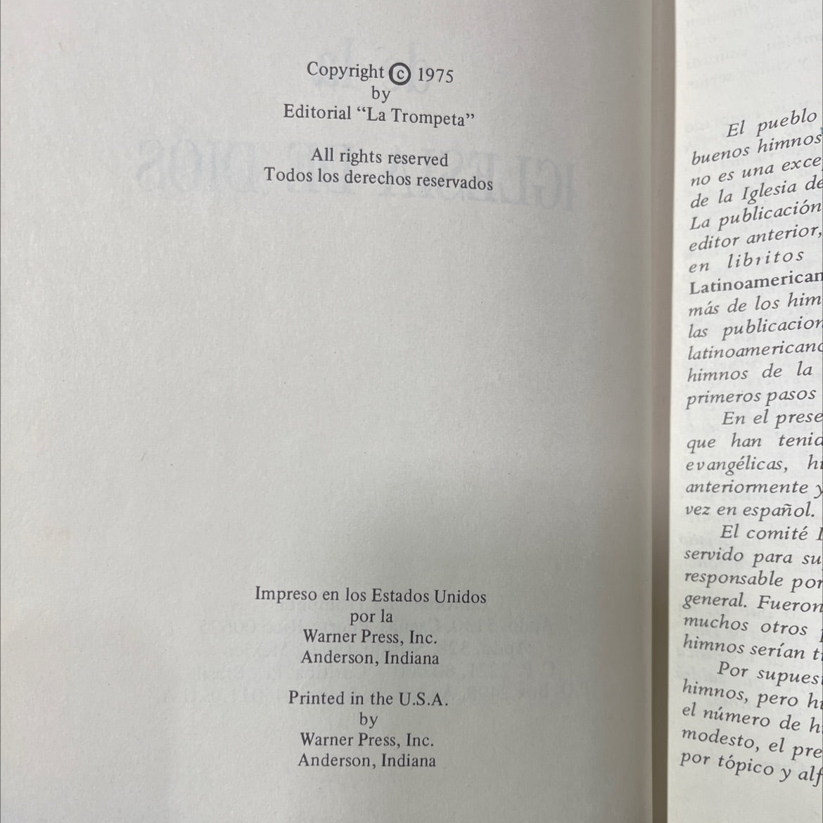 himnario de la iglesia de dios book, by unknown, 2010 Hardcover image 3