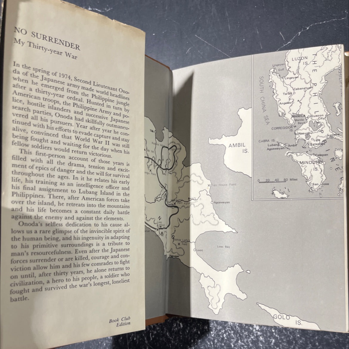 hiroo onoda no contents surrender my thirty-year war book, by hiroo onoda, 1974 Hardcover image 4