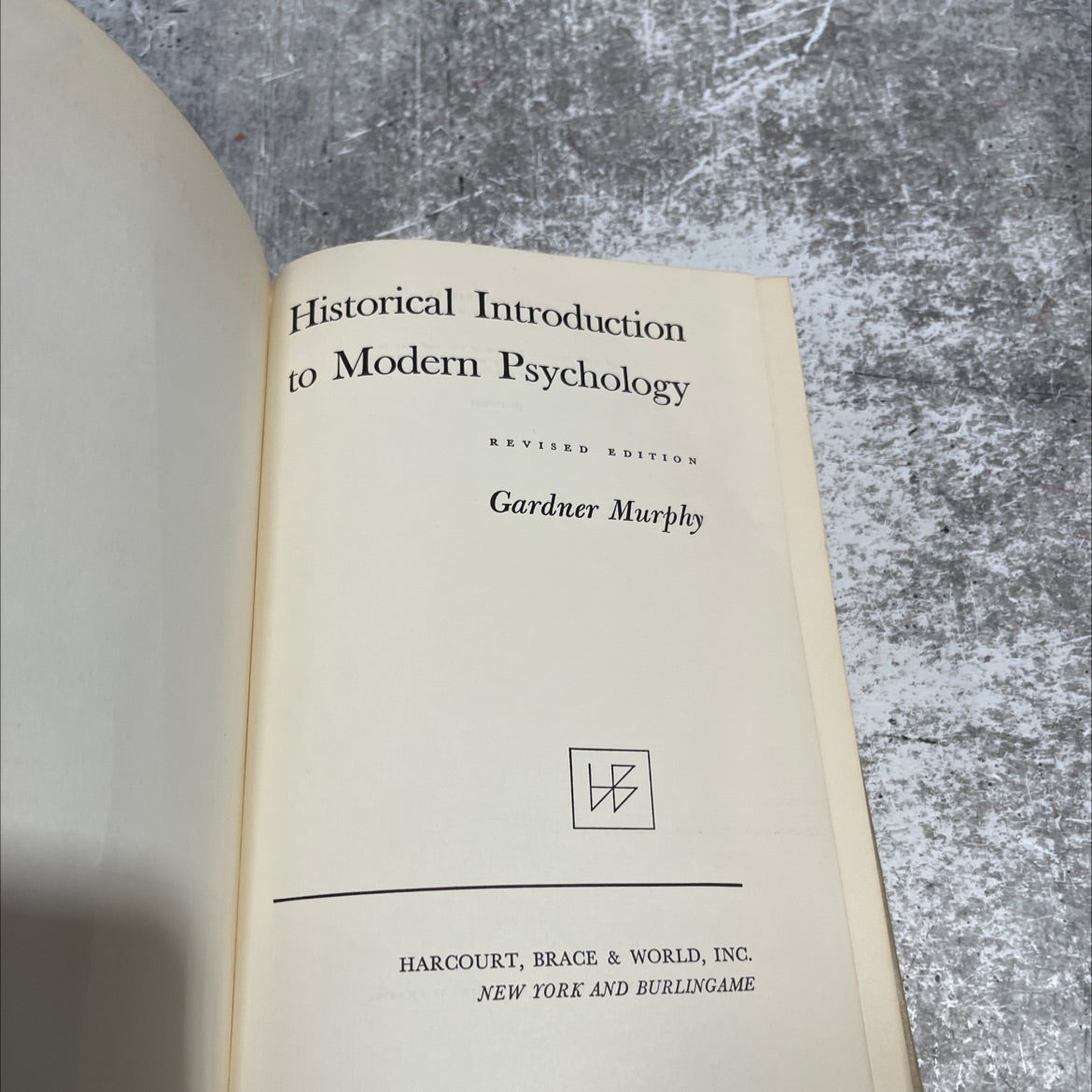 historical introduction modern psychology book, by gardner murphy, 1949 Hardcover image 2