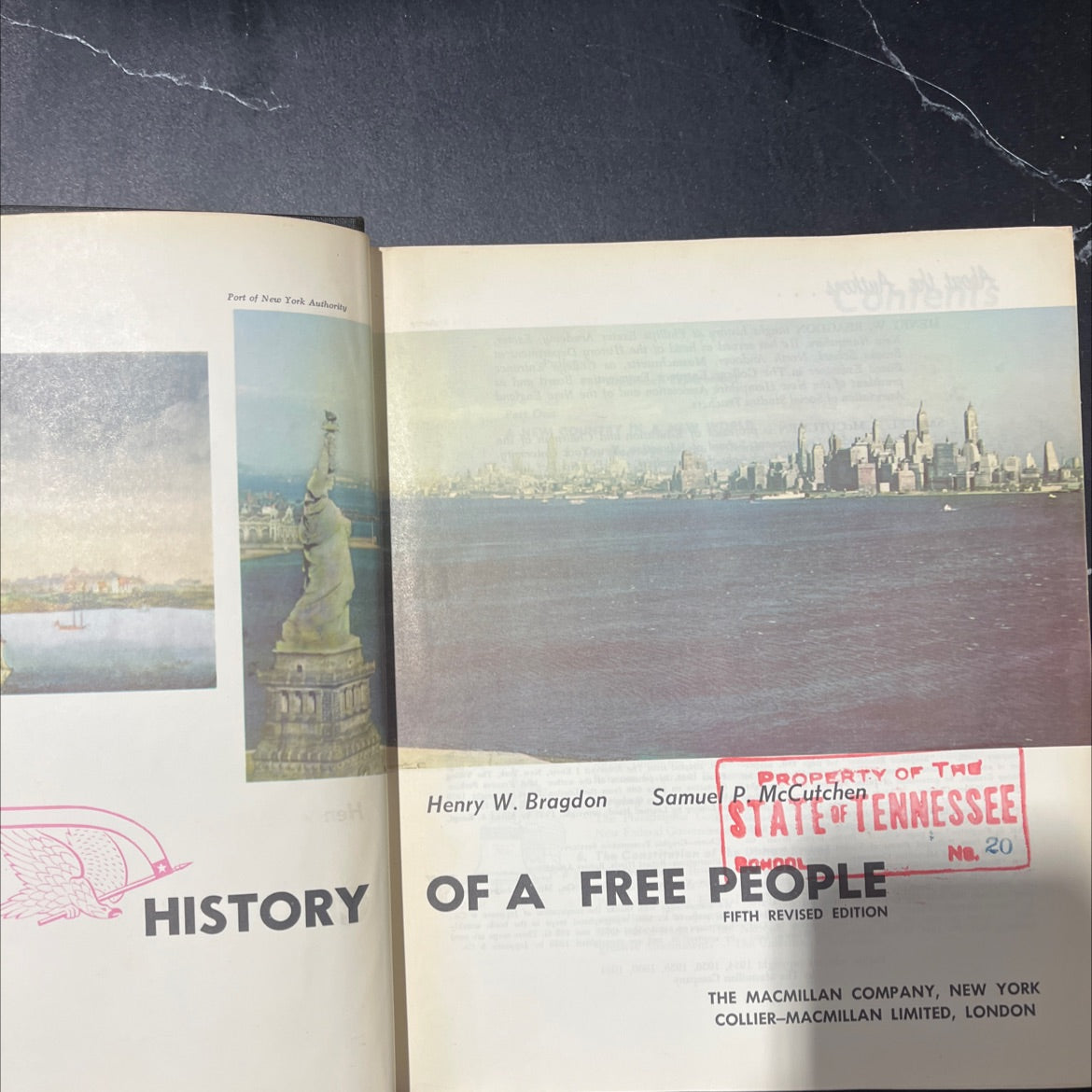 history of a free people book, by samuel p. mccutchen, 1964 Hardcover image 2