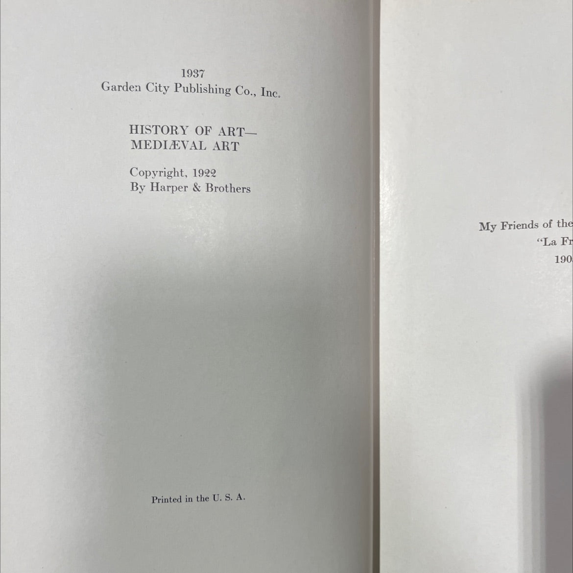 history of art medieval art book, by elie faure, 1937 Hardcover image 3
