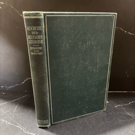 history of german literature book, by dr. lilian e. stroebe, dr. marian p. whitney, 1946 Hardcover image 1