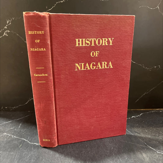 history of niagara book, by janet carnochan, 1973 Hardcover image 1
