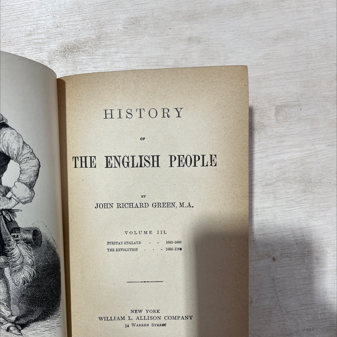 history of the english people volume iii puritan england the revolution 1603-1660 1660-1760 book, by john richard image 2