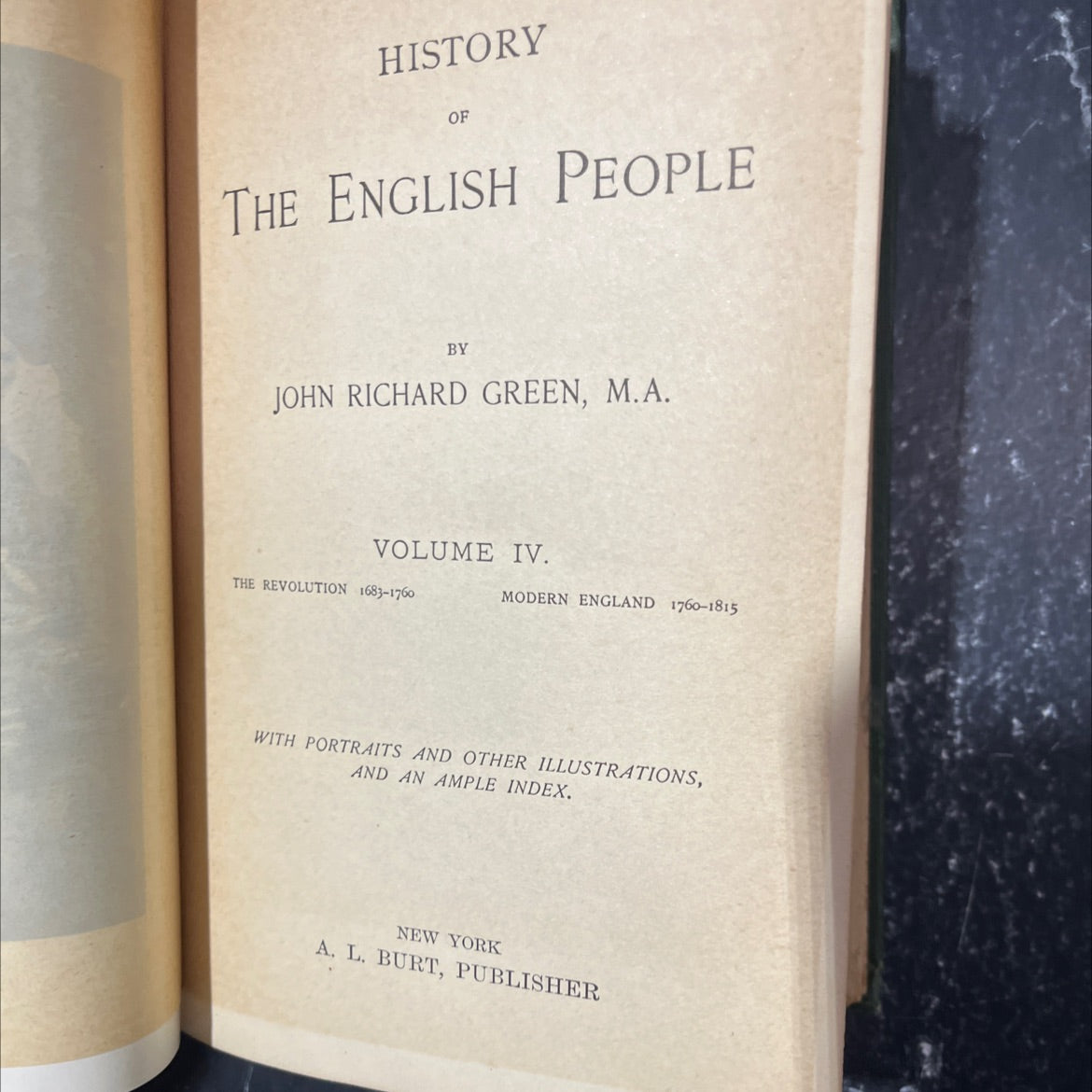 history of the english people volume iv the revolution 1683-1760 modern england 1760-1815 book, by john richard green, image 3