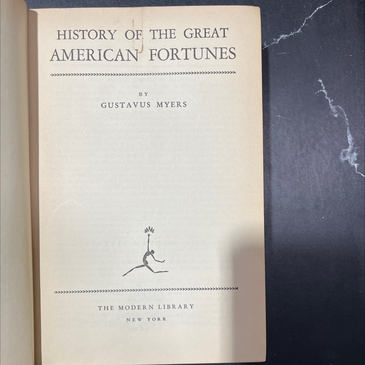 history of the great american fortunes book, by gustavus myers, 1936 Hardcover image 2