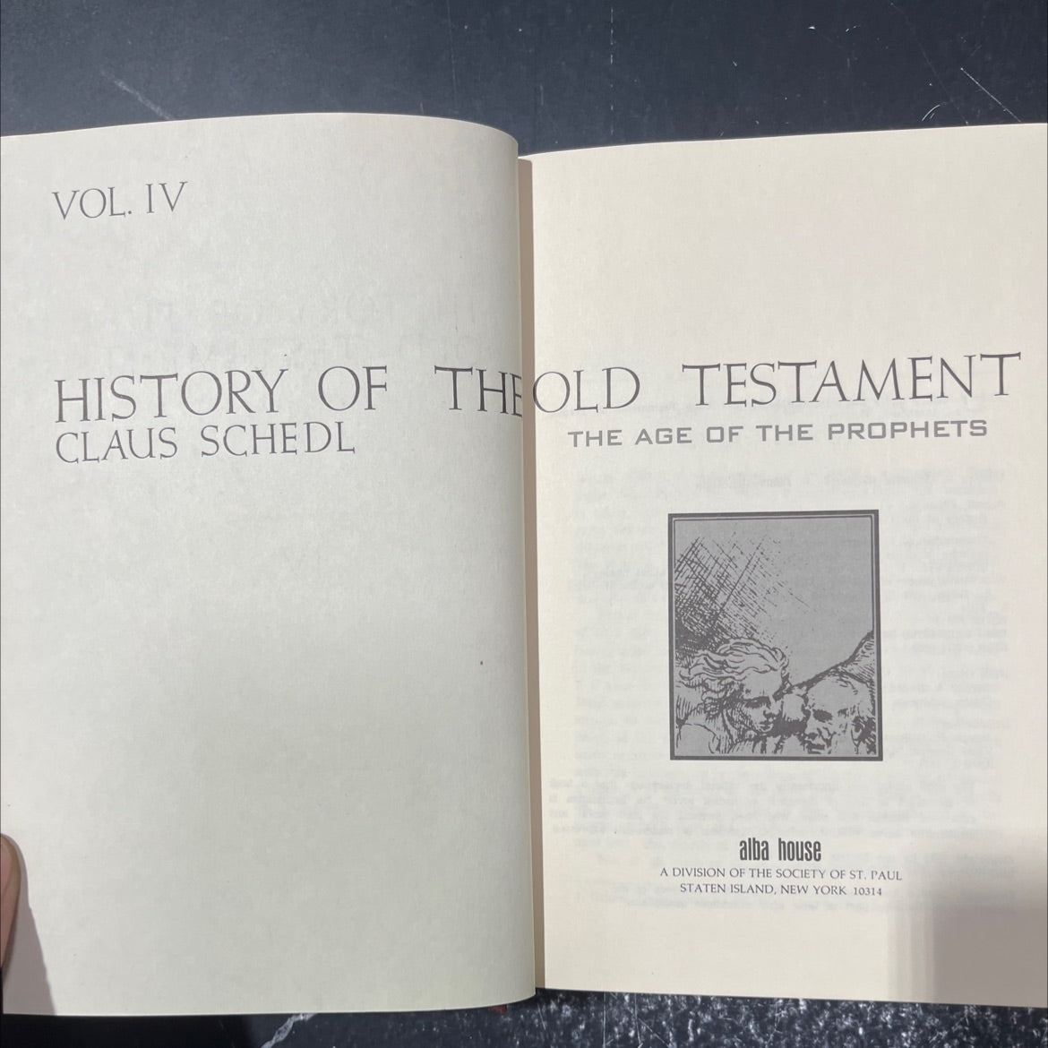 history of the old testament book, by claus schedl, 1972 Hardcover image 2