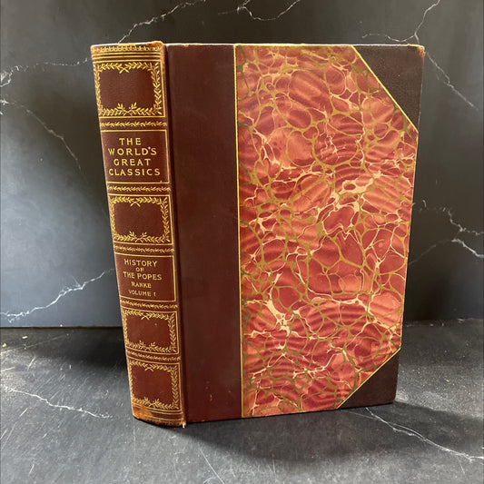 history of the popes their church and state book, by leopold von ranke, 1901 Leather image 1