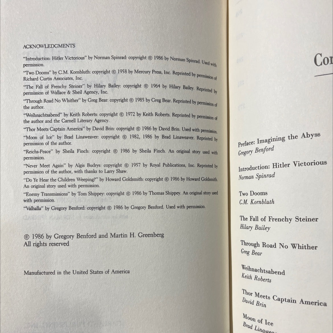 hitler victorious eleven stories of the german victory in world war ii book, by various, 1986 Hardcover image 3