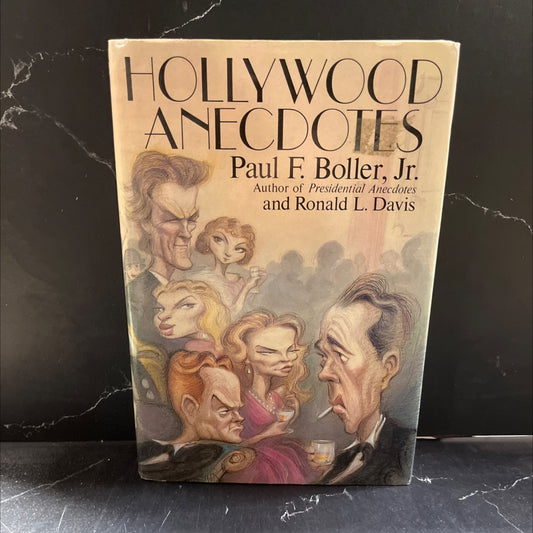 SIGNED hollywood anecdotes book, by Paul F. Boller, Jr. and Ronald L. Davis, 1987 Hardcover image 1