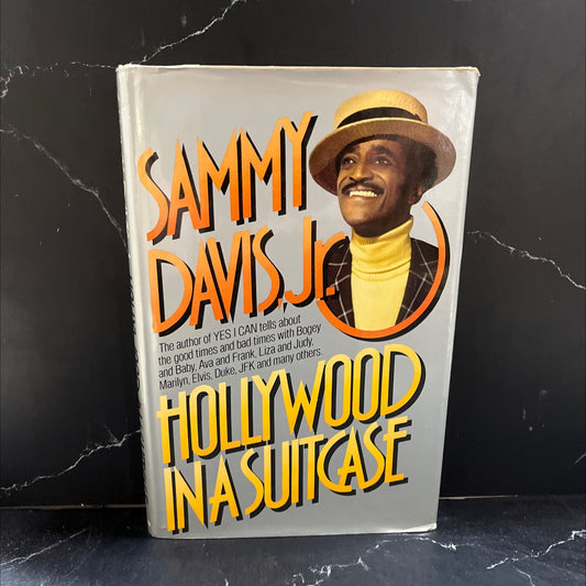 hollywood in a suitcase book, by sammy davis jr., 1980 Hardcover image 1