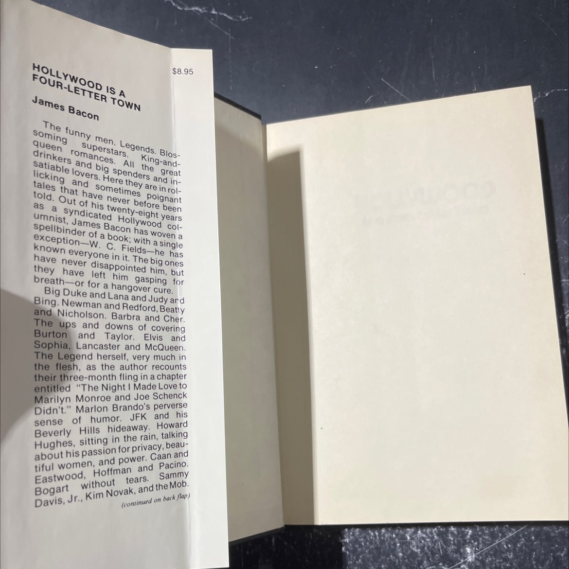 hollywood book, by James Bacon, 1976 Hardcover image 4