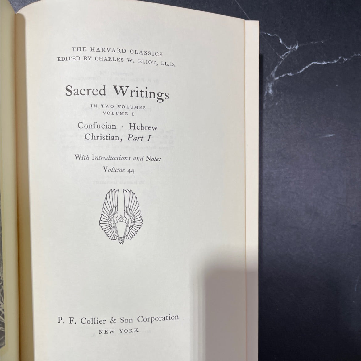holy bible: sacred writings, volume i book, by unknown, 1965 Hardcover, Antique image 2