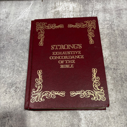 holy bible: the exhaustive concordance of the bible book, by james strong, s.t.d., ll.d., 1970 Hardcover image 1
