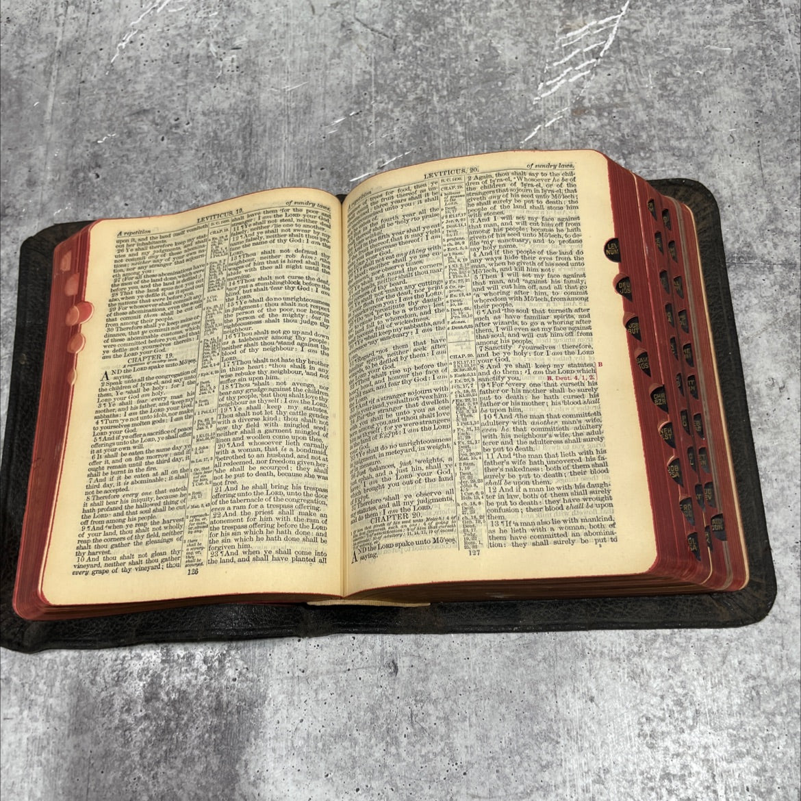 holy bible: the good shepherd edition book, by unknown, 1946 Leather image 4