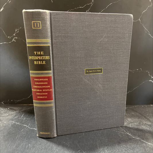 holy bible: the interpreter's bible, volume xi book, by paul scherer, 1970 Hardcover image 1