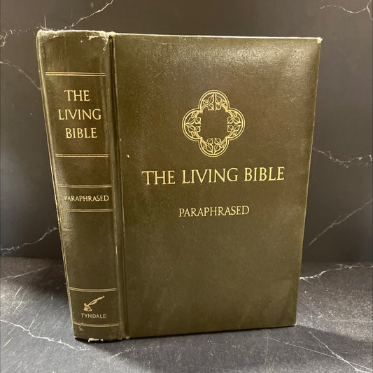 holy bible, the living bible book, by unknown, 1971 Leather image 1