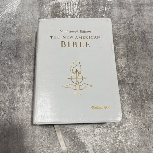holy bible: the new american bible book, by confraternity of christian doctrine, 1986 Leather image 1