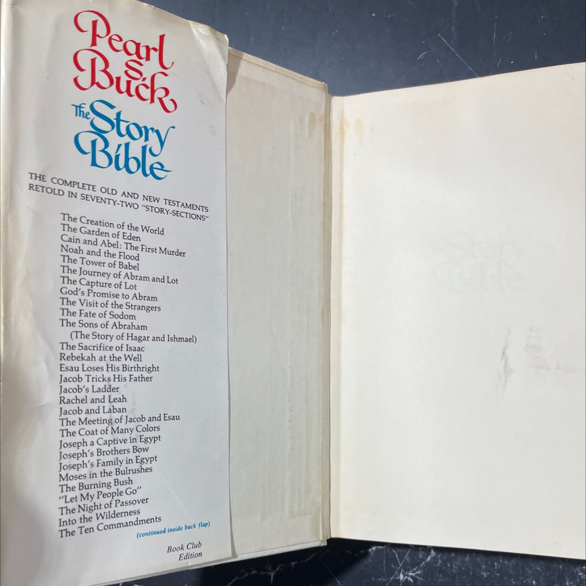 holy bible: the story bible book, by pearl s. buck, 1971 Hardcover image 4