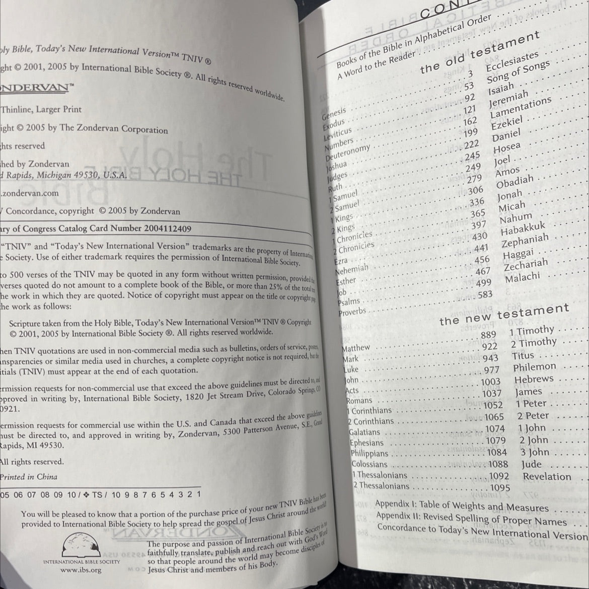 holy bible, today's new international version tniv book, by international bible society, 2005 Leather image 3