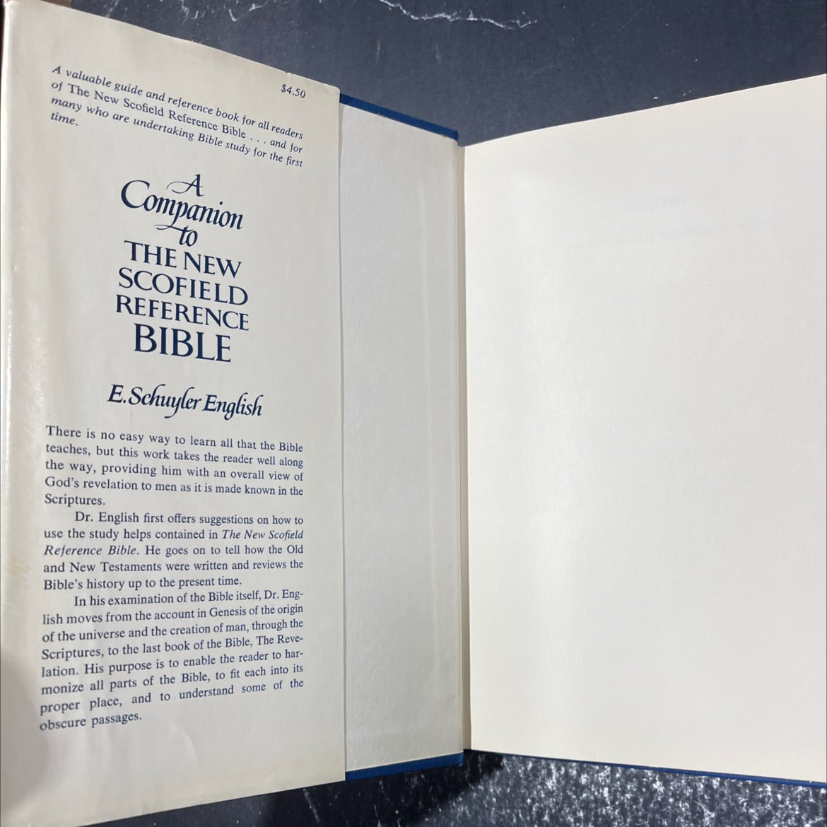 holy bible a companion to the new scofield reference bible book, by e. schuyler english, 1972 Hardcover image 4