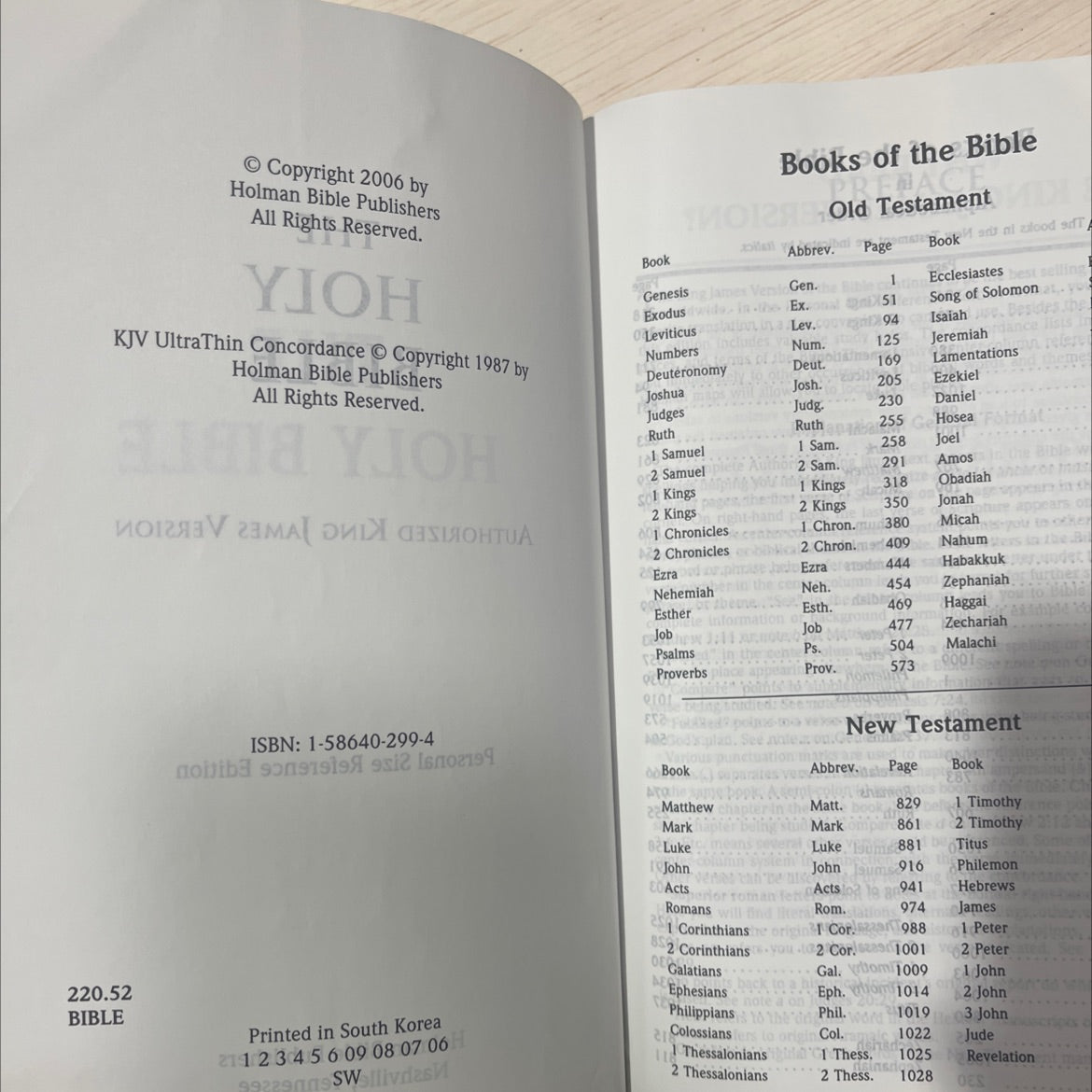 holy bible authorized king james version book, by unknown, 2006 Leather, Red Letter Edition, KJV image 3