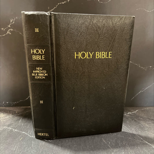 holy bible blue ribbon edition book, by unknown, 1979 Leather image 1