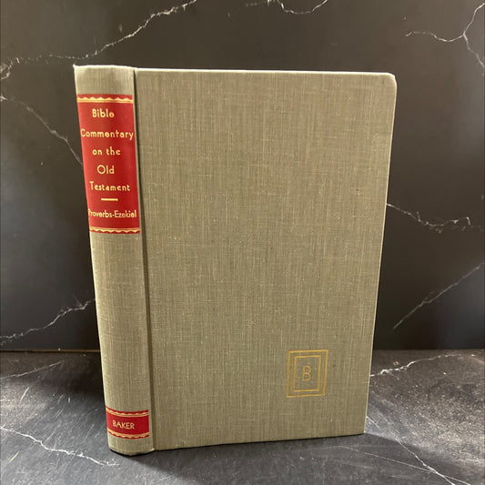holy bible commentary on proverbs and ezekiel book, by f. c. cook, 1982 Hardcover image 1
