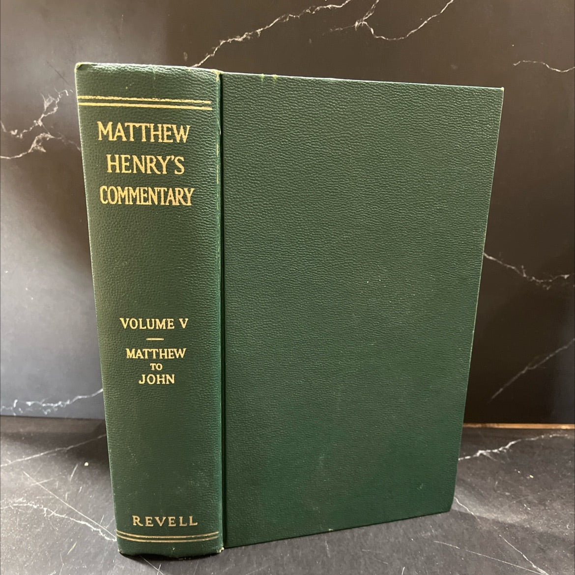 holy bible commentary on the whole bible vol. v.-matthew to john book, by matthew henry, 1970 Hardcover image 1