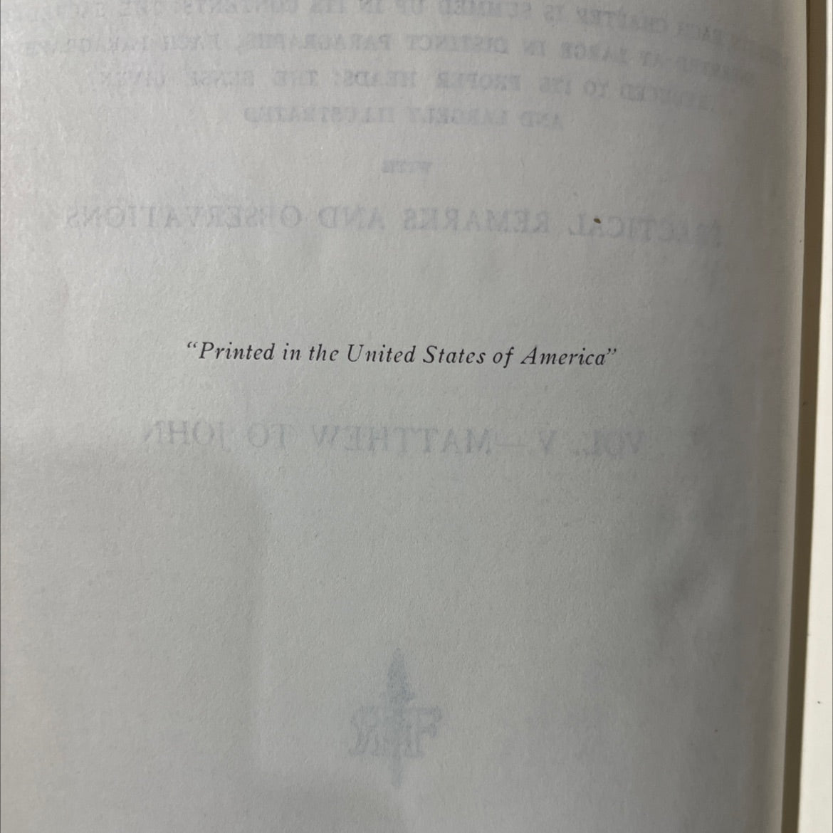 holy bible commentary on the whole bible vol. v. matthew to john book, by matthew henry, 1970 Hardcover image 3