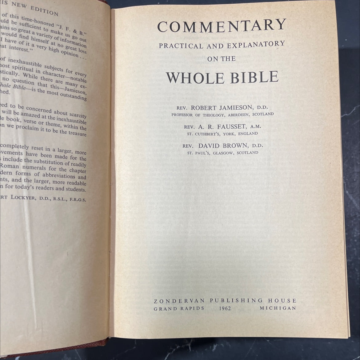 holy bible commentary practical and explanatory on the whole bible book, by rev. robert jamieson, d.d., rev. a. r. image 2