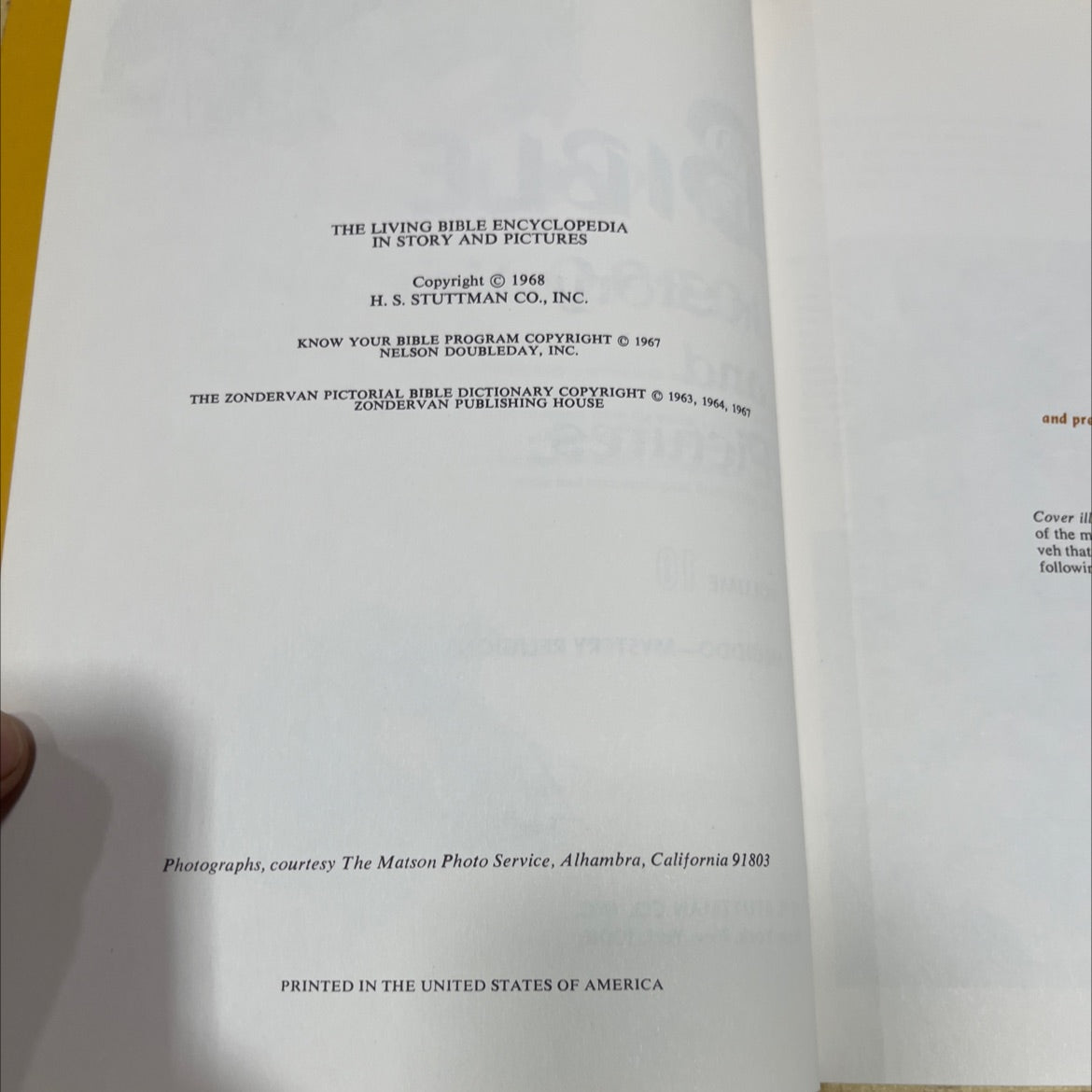 holy bible encyclopedia in story and pictures book, by unknown, 1970 Hardcover image 3