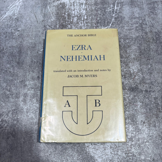 holy bible ezra nehemiah book, by jacob m. myers, 1965 Hardcover image 1