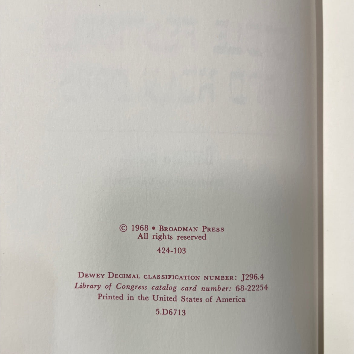 holy bible festivals book, by Barbara Bates, 1968 Hardcover image 3