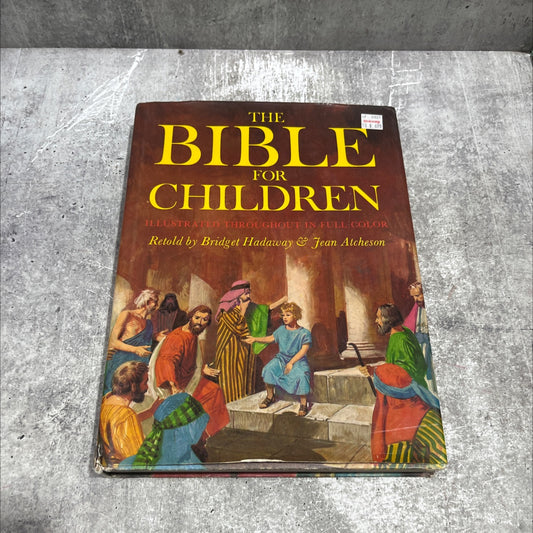 holy bible for children retold book, by bridget hadaway, jean atcheson, 1973 Hardcover image 1