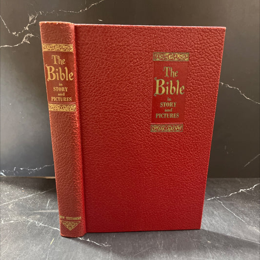 holy bible in story and pictures book, by harold begbie, 1956 Hardcover image 1