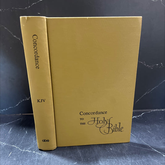 holy bible king james version concordance book, by american bible society, 1960 Hardcover image 1
