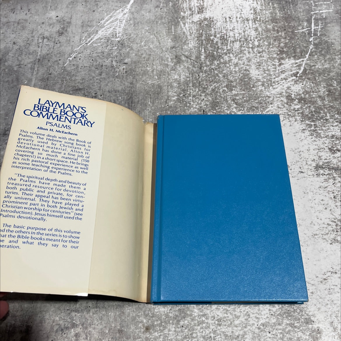 holy bible layman's bible book commentary psalms volume 8 book, by Alton H. McEachern, 1981 Hardcover image 4