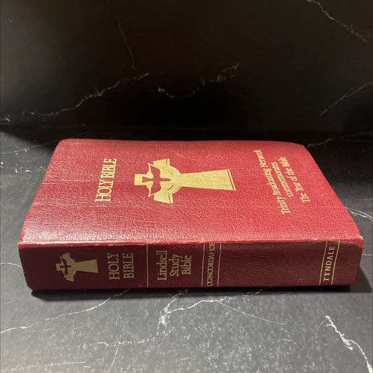 holy bible lindsell study bible book, by Harold Lindsell, Ph.D., D.D., 1983 Leather image 1