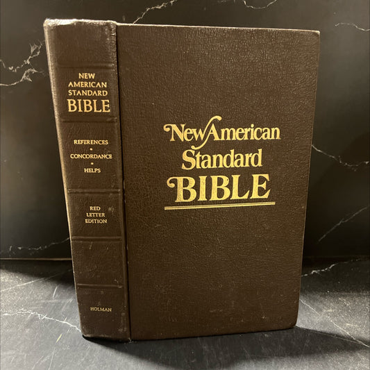 holy bible new american standard reference edition book, by unknown, 1977 Hardcover image 1